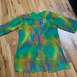 kirpa multi color tunic size 1X